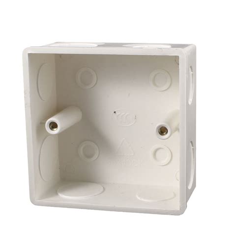 electric double socket back box|double socket back box dimensions.